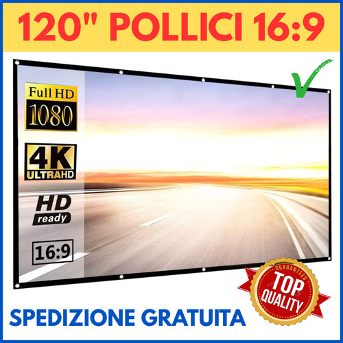 Projektorplane 120 zoll - 120", ✅